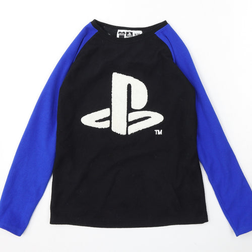 PlayStation Boys Black Polyester Pullover Sweatshirt Size 9-10 Years - PlayStation, Gaming