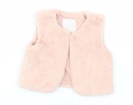 Young Dimension Girls Pink Gilet Jacket Size 2 Years