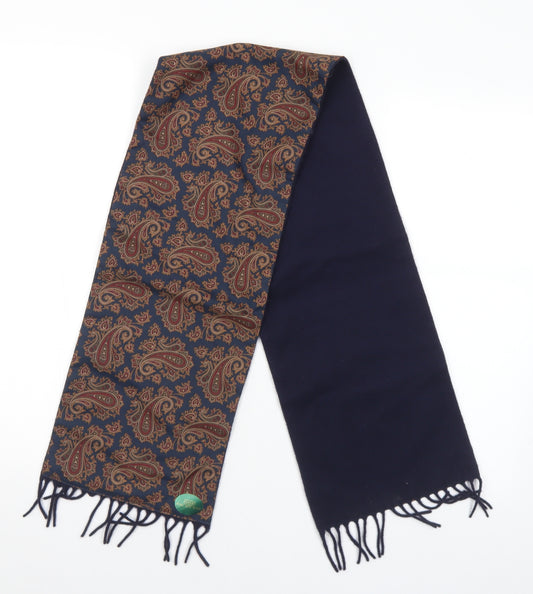 Canda Mens Multicoloured Paisley Wool Scarf One Size