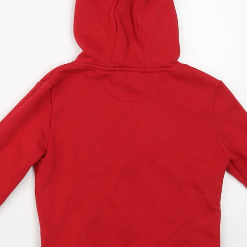 Primark Boys Red Cotton Pullover Hoodie Size 8-9 Years Pullover - Bronx