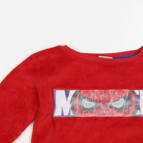 PEP & CO Boys Red Polyester Pullover Sweatshirt Size 8-9 Years Pullover - Spider-Man