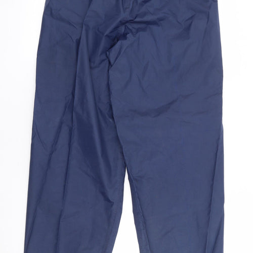 Bronte Mens Blue Nylon Rain Trousers Trousers Size M L31 in Regular