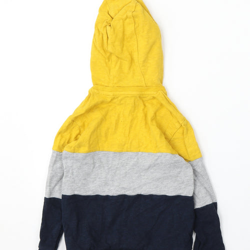 NEXT Boys Multicoloured Striped Cotton Pullover Hoodie Size 6 Years