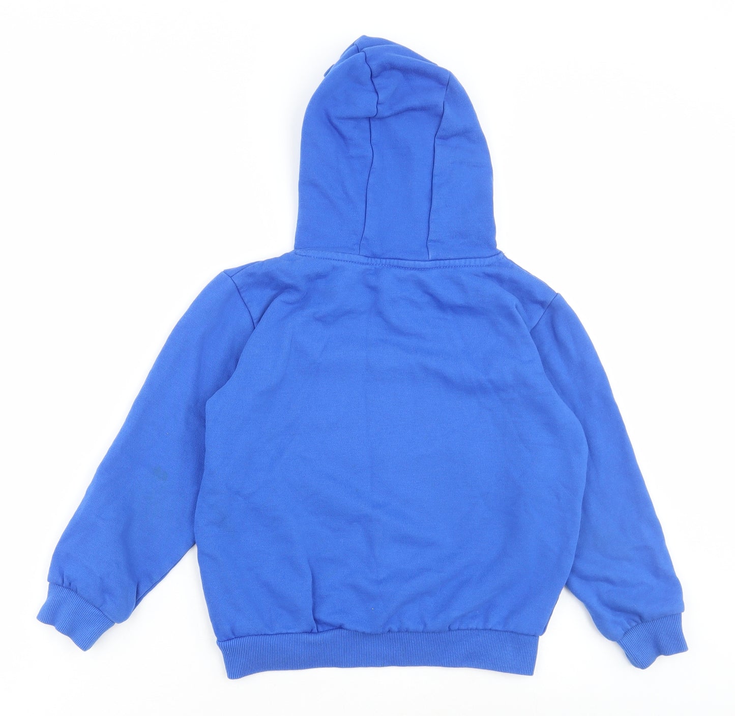 Dunnes Stores Boys Blue Cotton Pullover Hoodie Size 9-10 Years - Marvel Peak