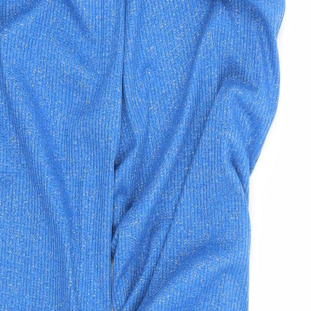 SheIn Womens Blue Polyester Jogger Leggings Size 10 L26 in