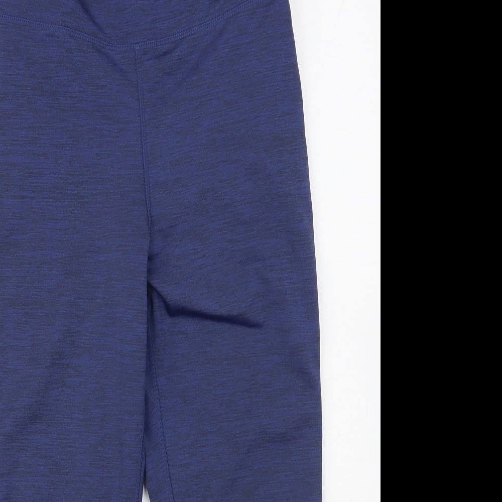 Primark Womens Blue Polyester Cropped Leggings Size XS L20 in Regular