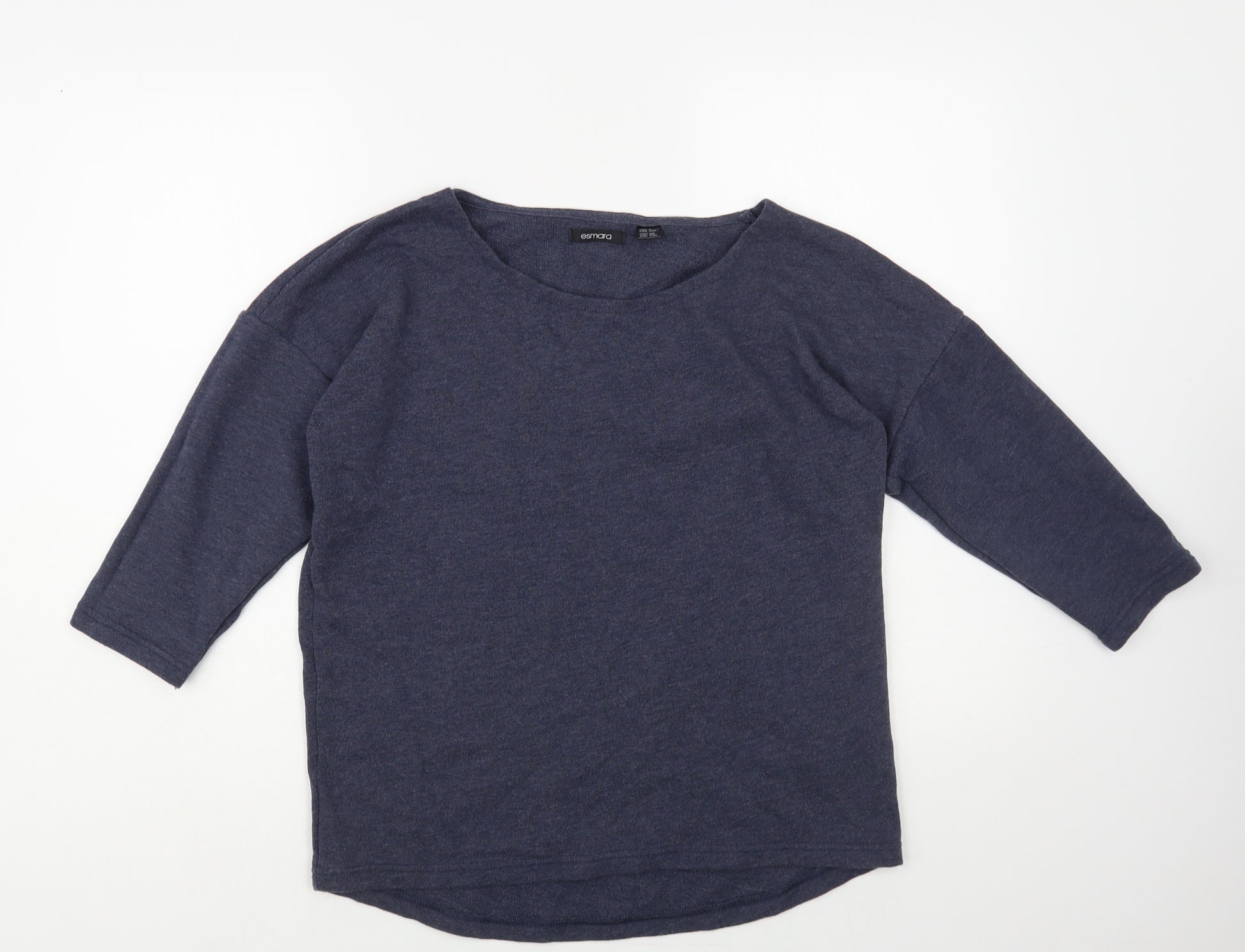 ESMARA Womens Blue Cotton Pullover Sweatshirt Size 14 Pullover – Preworn Ltd