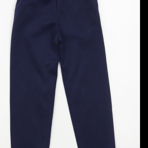 FILA Boys Blue Polyester Jogger Trousers Size 4 Years Regular