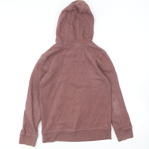 George Boys Brown Cotton Pullover Hoodie Size 10-11 Years Pullover - Hidden Valley.