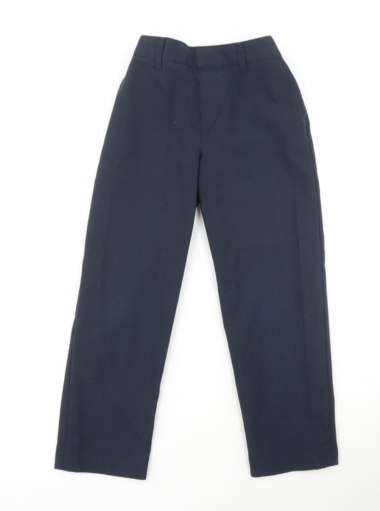 Dunnes Stores Boys Blue Polyester Carpenter Trousers Size 5-6 Years Regular Pullover