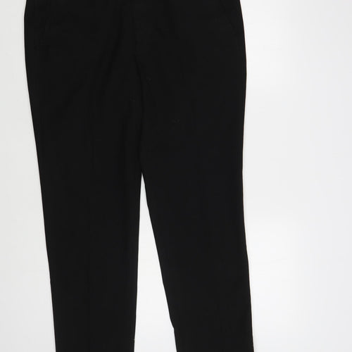 1880 Club Mens Black Polyester Trousers Size 36 in L31 in Regular Button