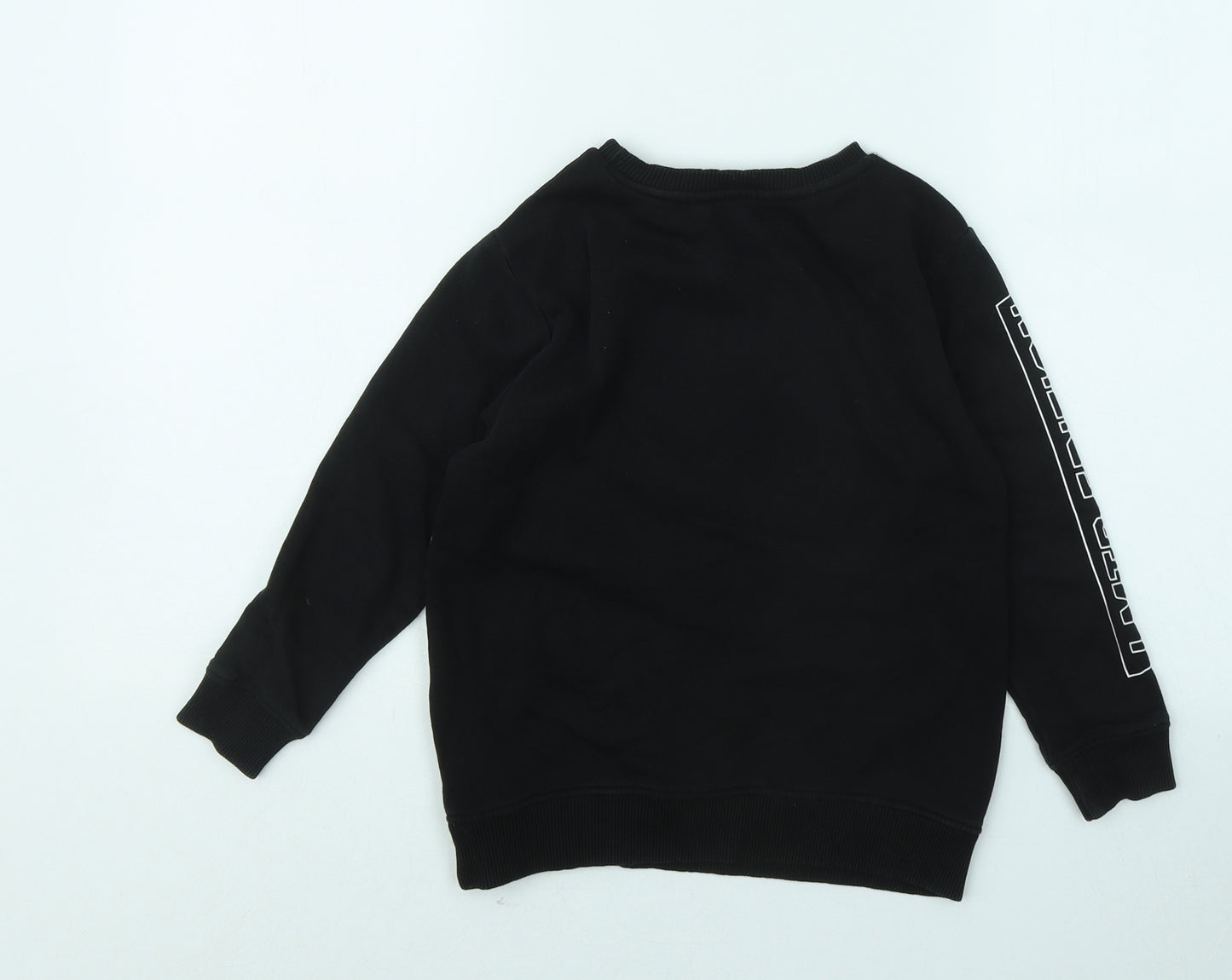George Boys Black Cotton Pullover Sweatshirt Size 7-8 Years Pullover - Limited Edition Awesome Vibes