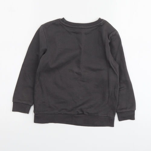 Dunnes Stores Boys Brown Cotton Pullover Sweatshirt Size 4-5 Years - Forever