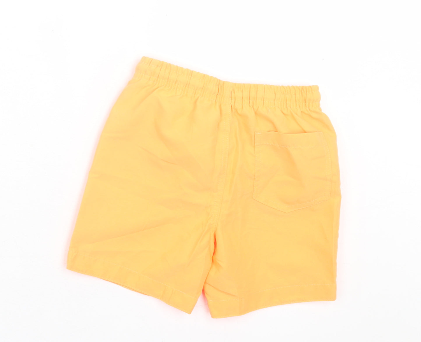 Primark Boys Orange Polyester Bermuda Shorts Size 5-6 Years Regular Tie - Cali Surf
