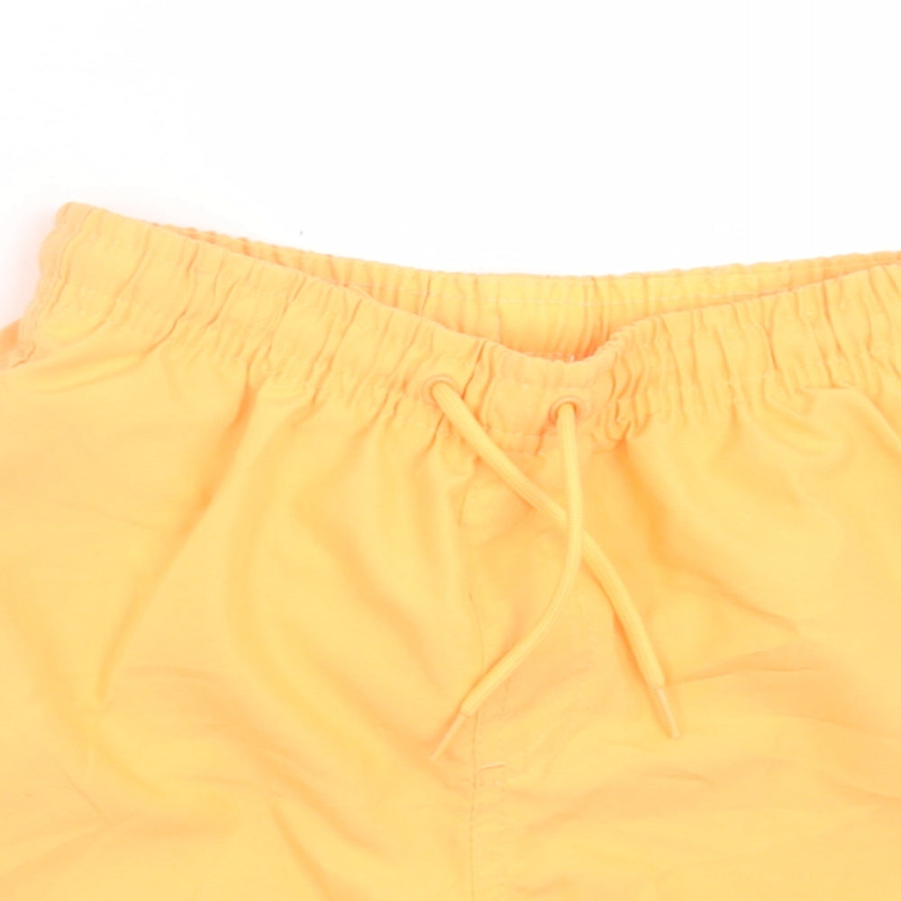 Primark Boys Orange Polyester Bermuda Shorts Size 5-6 Years Regular Tie - Cali Surf