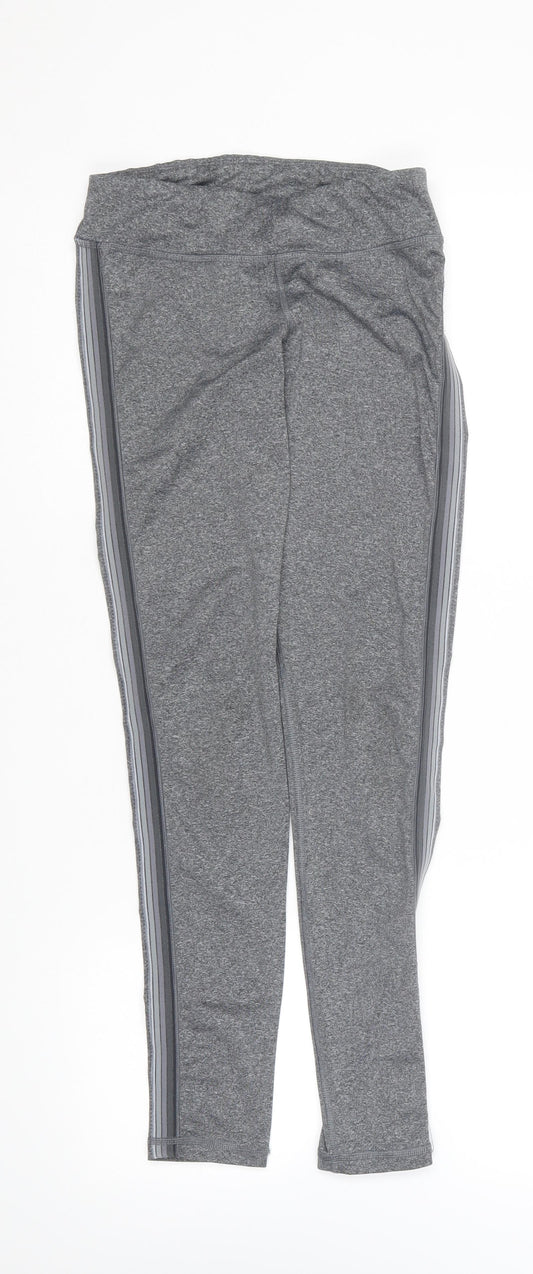 LIVE LOVE DREAM Womens Grey Polyester Jogger Leggings Size S L26 in Regular Pullover