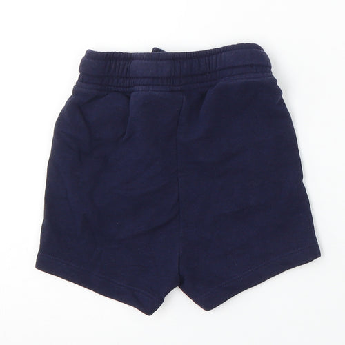 George Boys Blue Cotton Sweat Shorts Size 2-3 Years Regular