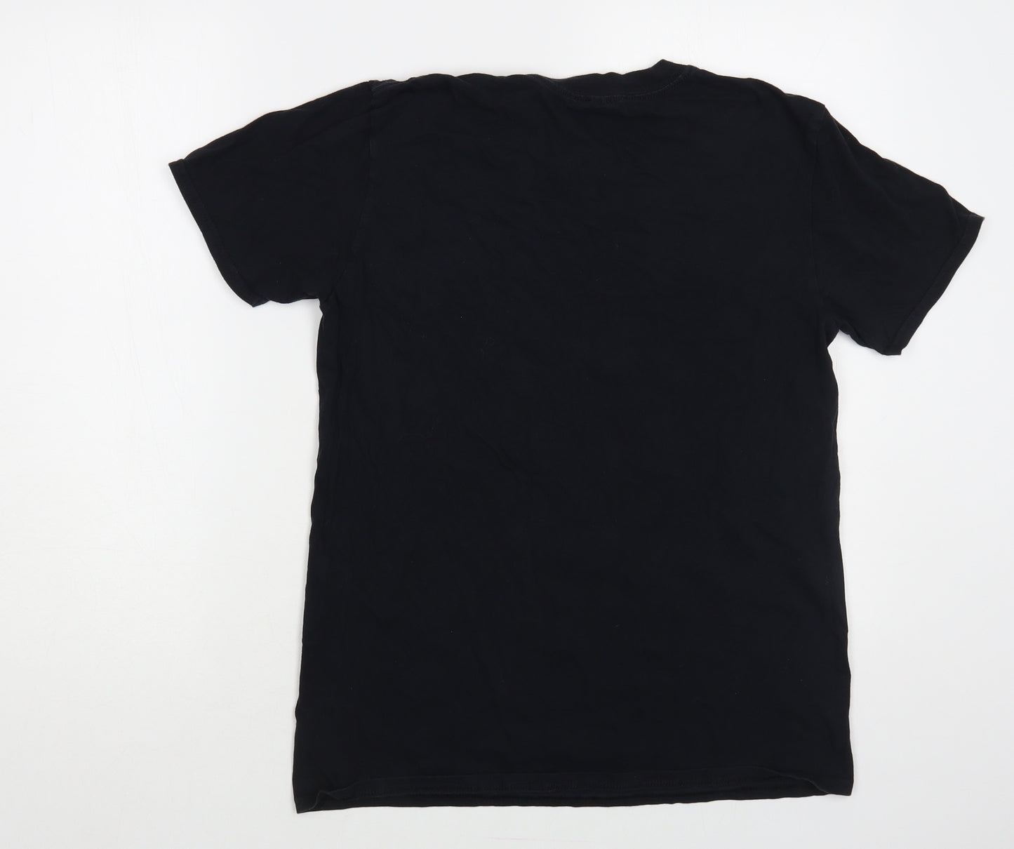 Gildan Mens Black Cotton T-Shirt Size M Crew Neck - The Heartbreak Kid