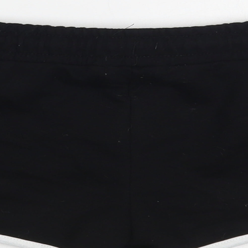 Primark Girls Black Cotton Sweat Shorts Size 9-10 Years Regular Drawstring