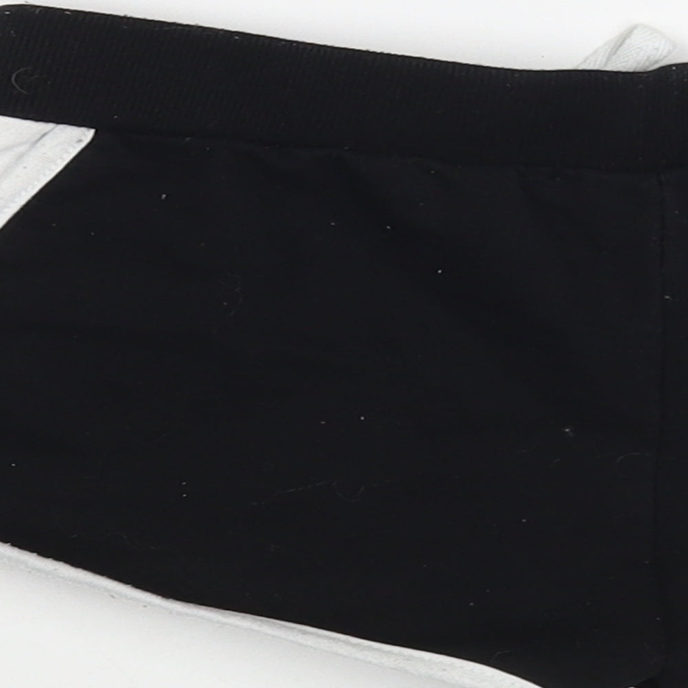 Primark Girls Black Cotton Sweat Shorts Size 8-9 Years Regular Drawstring