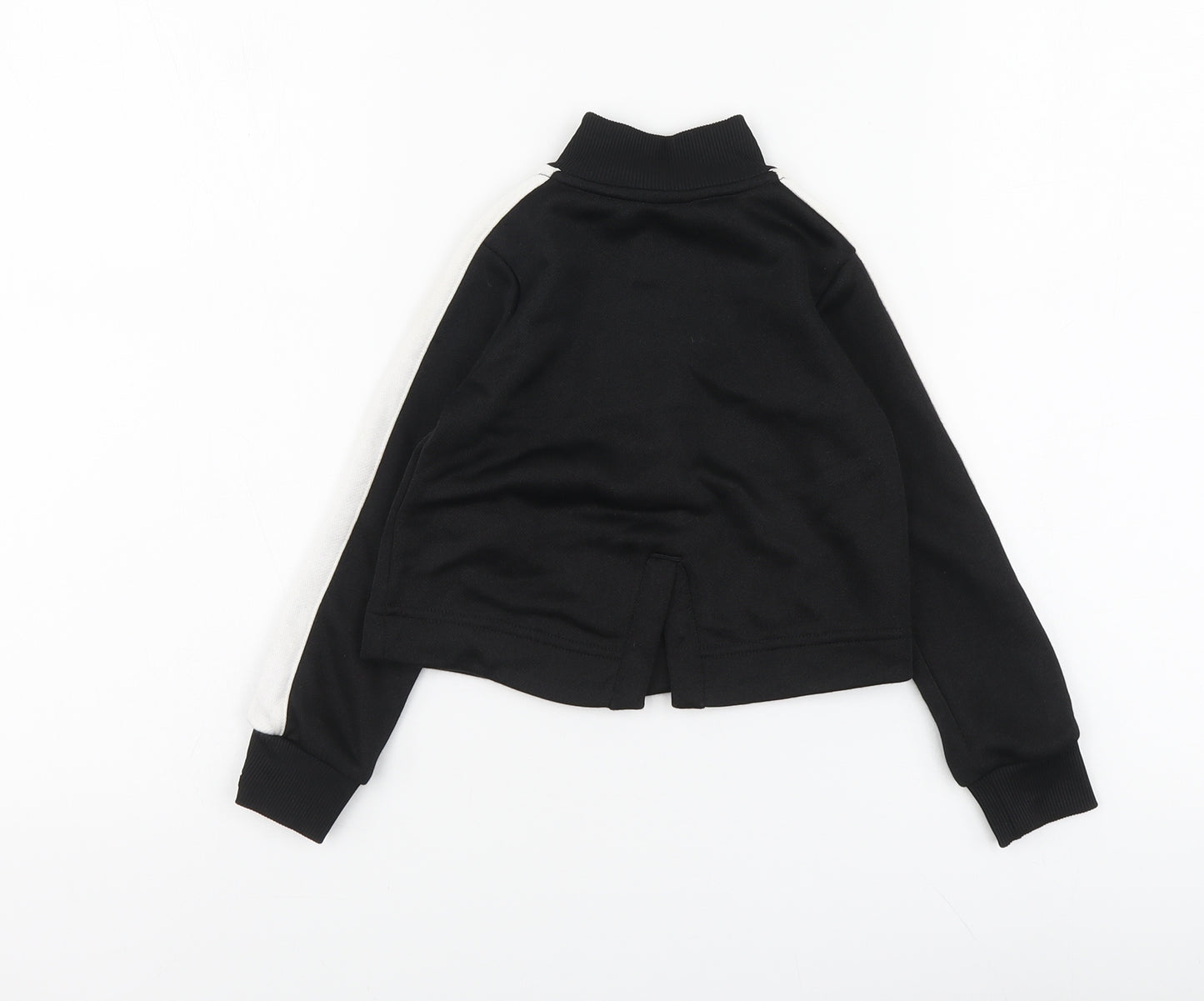 Nike Girls Black Polyester Full Zip Sweatshirt Size 2-3 Years Zip