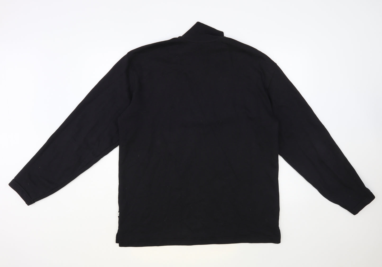 Selected Homme Mens Black Cotton Pullover Sweatshirt Size L