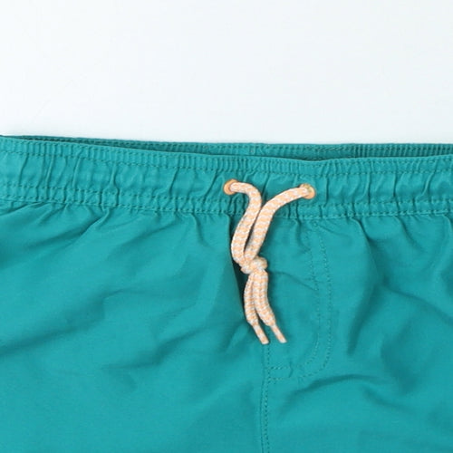 George Boys Green Polyester Sweat Shorts Size 5-6 Years Regular Drawstring