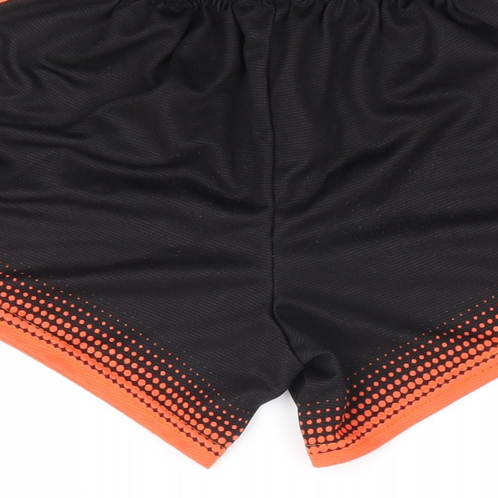 O'Niells Boys Black Polyester Sweat Shorts Size S Regular Drawstring