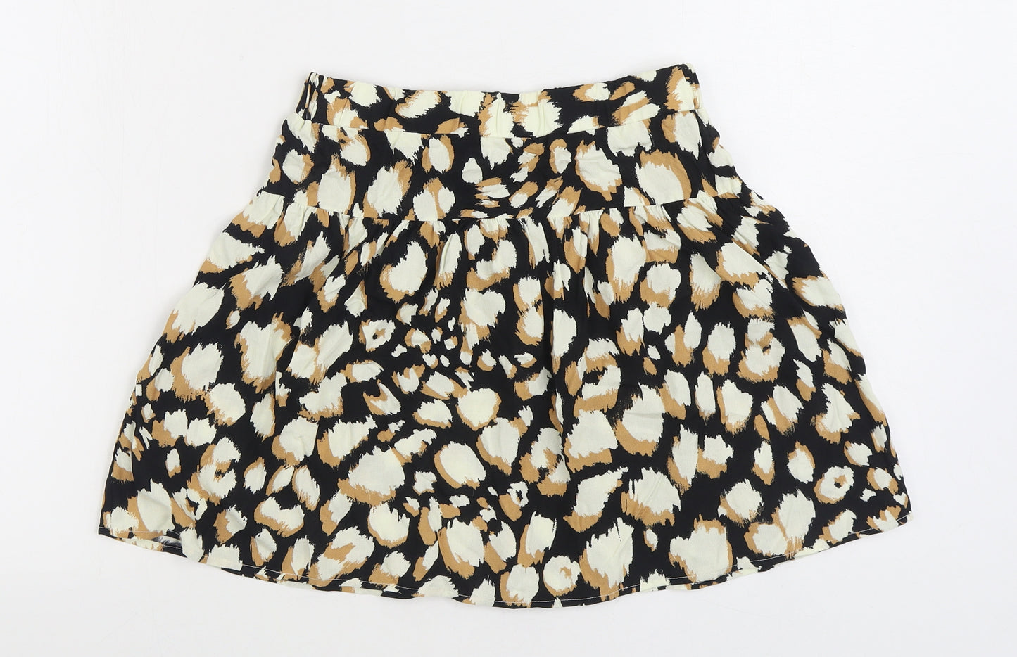 George Girls Multicoloured Geometric Viscose Pleated Skirt Size 10-11 Years Regular