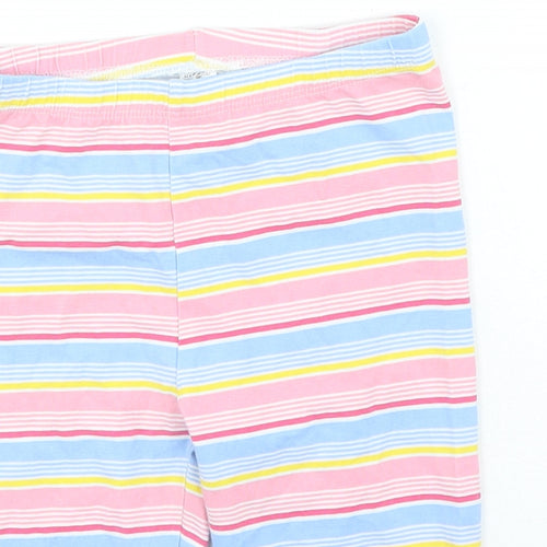 Dunnes Stores Girls Multicoloured Striped Cotton Jegging Trousers Size 9 Months Regular Pullover