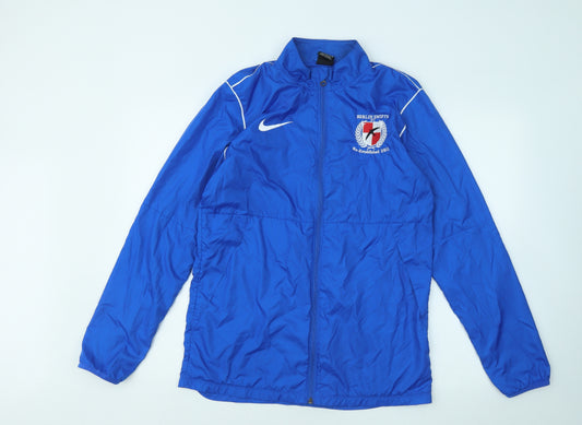Nike Mens Blue Jacket Size M Zip - Berlin Swifts FC