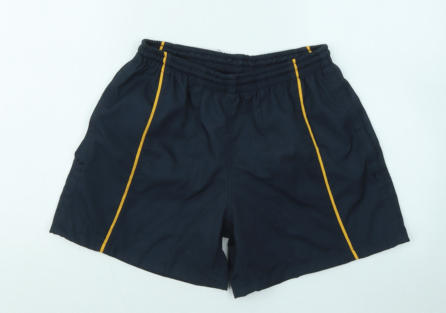 Kukri Mens Blue Polyester Sweat Shorts Size 2XS Regular