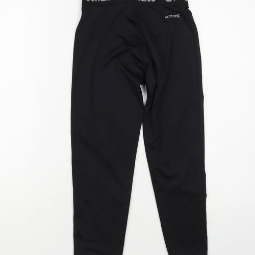 Sondico Girls Black Polyester Jogger Trousers Size 11-12 Years Regular Pullover