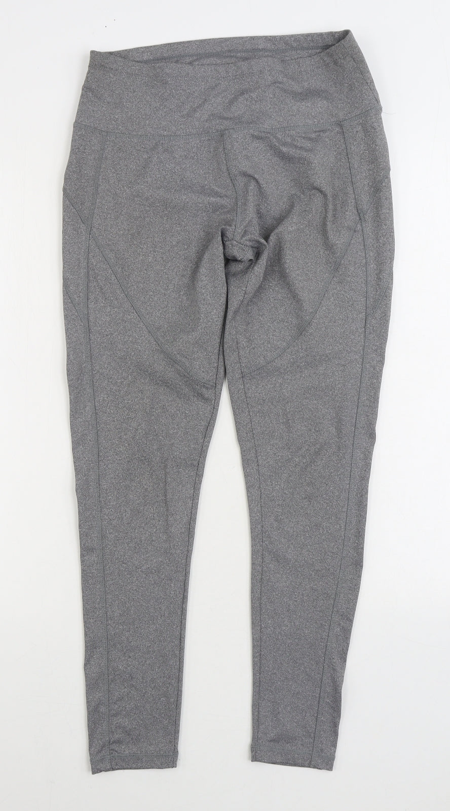 Workout Womens Grey Polyester Jogger Leggings Size 10 L30 in