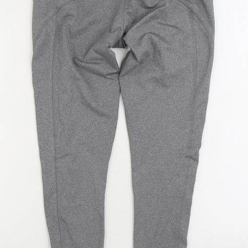 Workout Womens Grey Polyester Jogger Leggings Size 10 L30 in