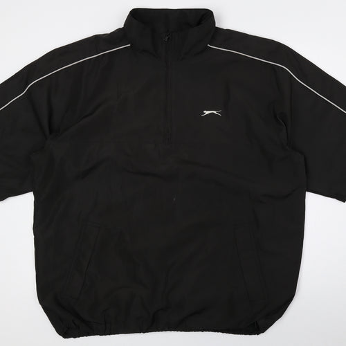 Slazenger Mens Black Polyester Pullover Sweatshirt Size L