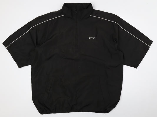 Slazenger Mens Black Polyester Pullover Sweatshirt Size L