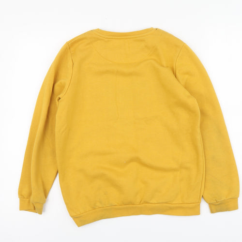 Primark Girls Yellow Cotton Pullover Hoodie Size 11-12 Years Pullover - Bronx NYC