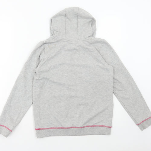 George Girls Grey Cotton Pullover Hoodie Size 12-13 Years Pullover - One Direction