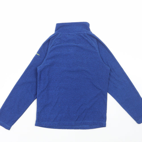 Trespass Boys Blue Polyester Pullover Sweatshirt Size 5-6 Years Zip