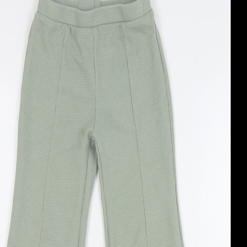 SheIn Girls Green Cotton Jogger Trousers Size 8 Years Regular