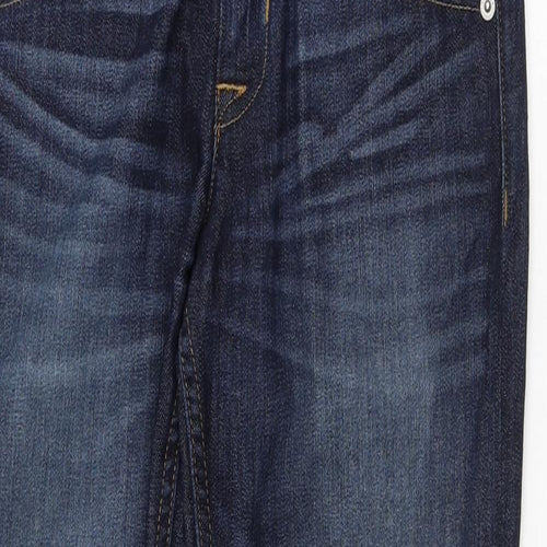 Hudson Mens Blue Cotton Straight Jeans Size 26 in L26 in Regular Button