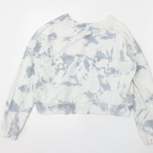 915 Generation Girls Multicoloured Geometric Cotton Pullover Sweatshirt Size 12-13 Years - Tie Dye