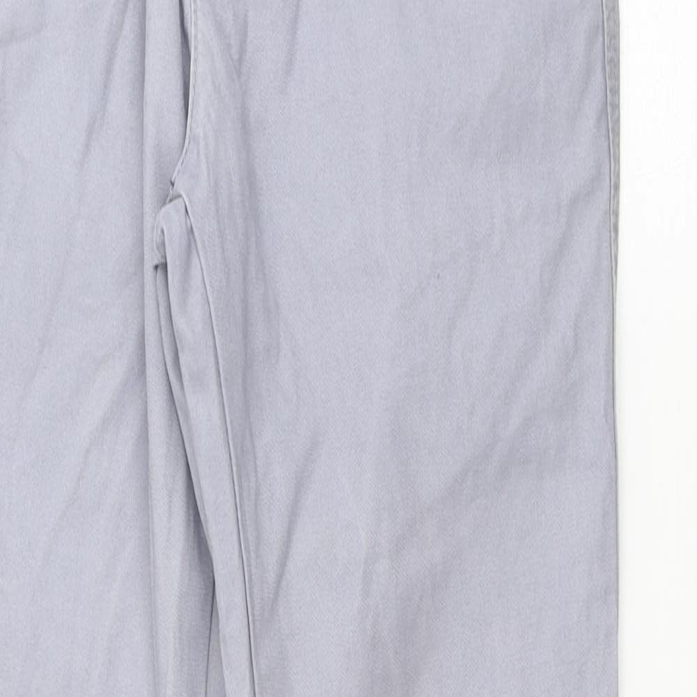 Jasper Conran Boys Grey Cotton Chino Trousers Size 11 Years Regular Button