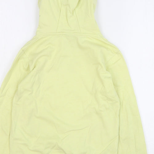 Matalan Girls Yellow Cotton Pullover Hoodie Size 9 Years Pullover - Unicorn Squad
