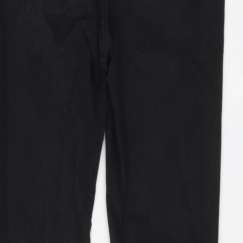 New Look Womens Black Cotton Jegging Leggings Size 10 L25 in