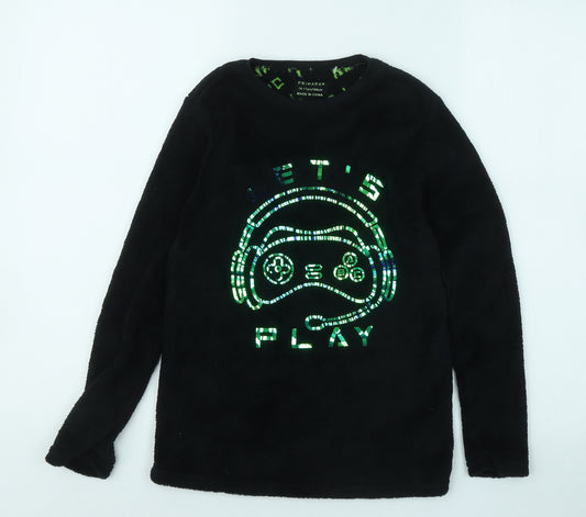 Primark Boys Black Polyester Pullover Sweatshirt Size 10-11 Years Pullover - Let's Game