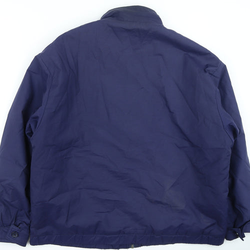 Casual Appeal Mens Blue Jacket Size L Zip