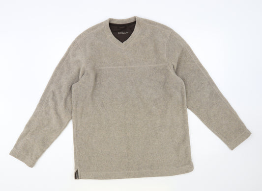 Matalan Mens Beige Polyester Pullover Sweatshirt Size S