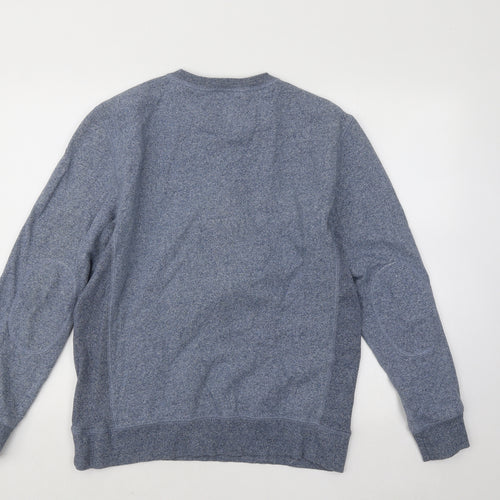 Easy Mens Blue Cotton Pullover Sweatshirt Size L - Inc-Mfg Denim